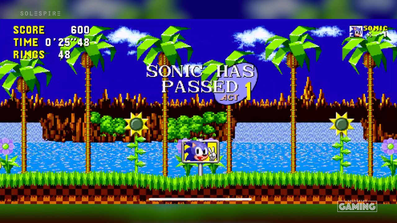 Sonic the Hedgehog – Green Hill Zone, Act 1 – Time Attack – 0:25.48 Speed Run – iPhone Video