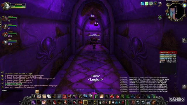 WoW Classic - Dire Maul East On Release Day - Undead Rogue - Dungeon - Video