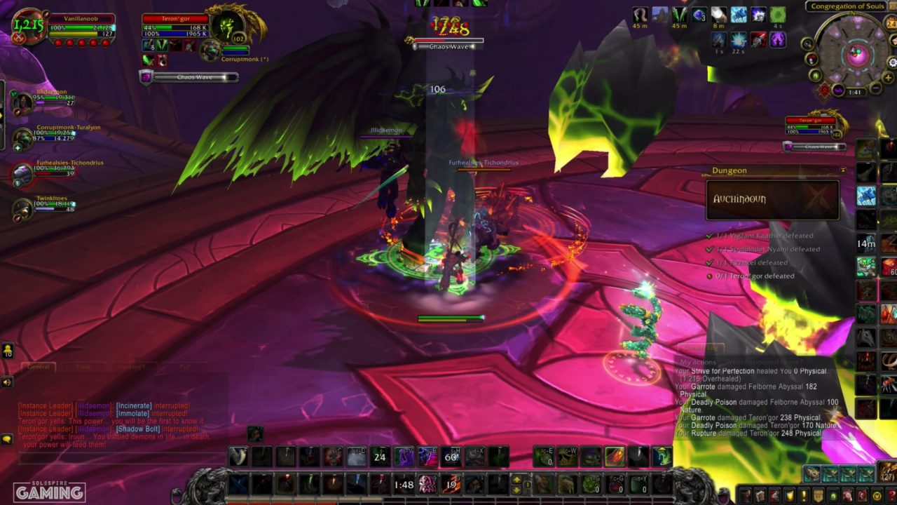 WoW Auchindoun Nave of The Eternal Rest WoD Dungeon Timewalking – Rogue Gameplay – Video
