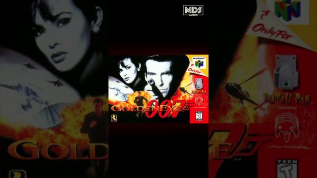 Byelomorye Dam 2 - GoldenEye 007 Music N64 - Bond Theme - Nintendo 64 - 1997 Classic Gaming #shorts