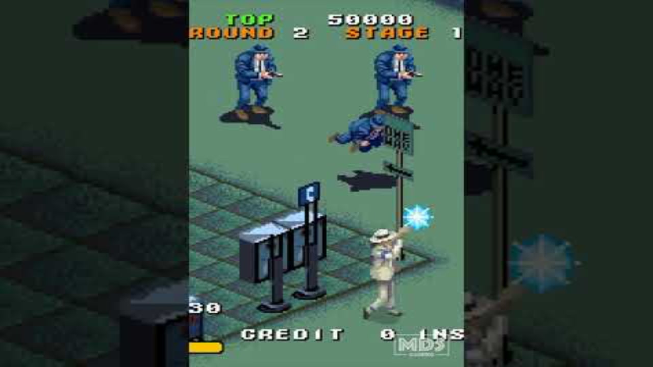 Michael Jackson’s Moonwalker (1990) SEGA Arcade – Round 2 – Amusement Quarter #shorts – Video