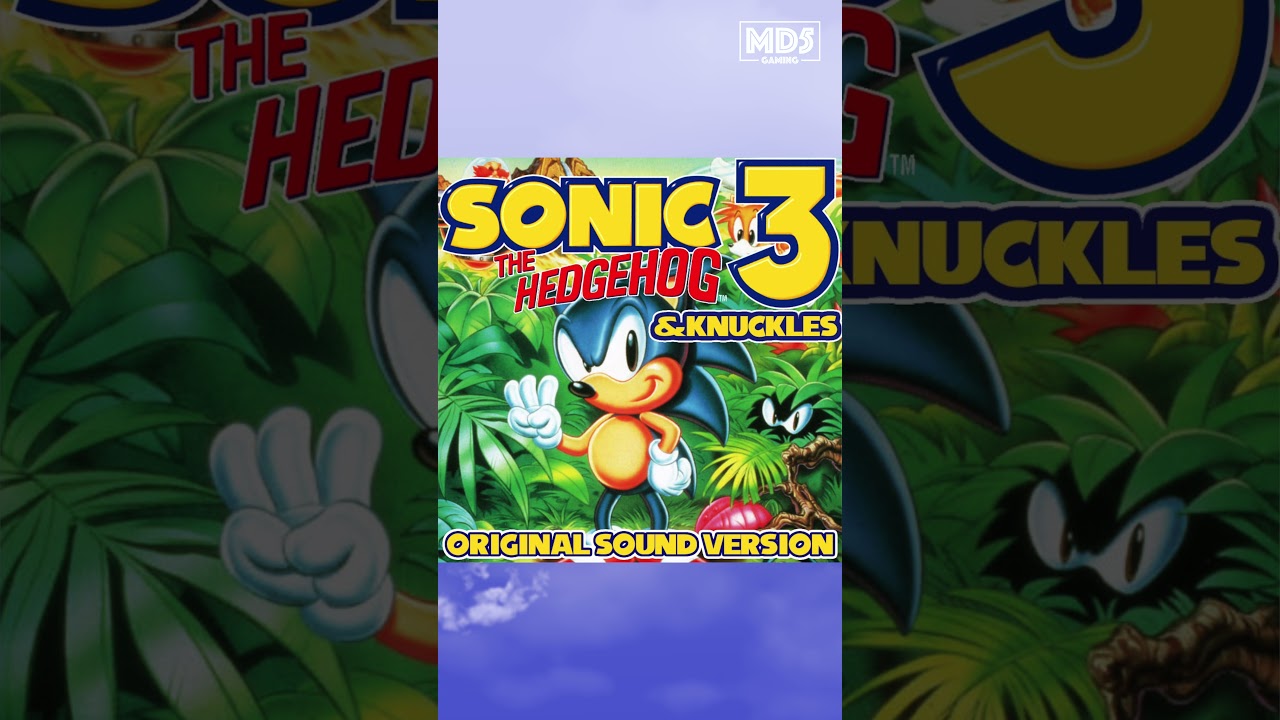 Sonic 3 & Knuckles 🌀 - Chrome Gadget Music - Sega Genesis - Retro Gaming #shorts