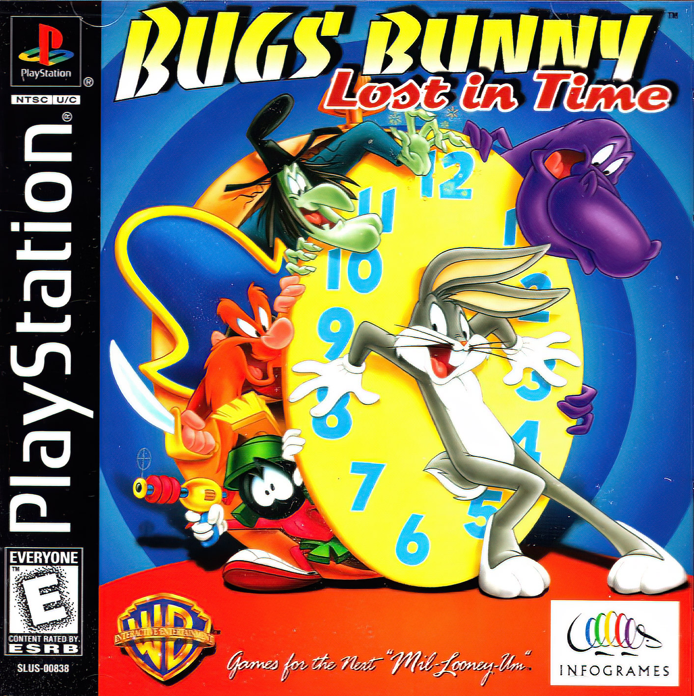 Bugs Bunny: Lost in Time – 1999 PlayStation Box Art