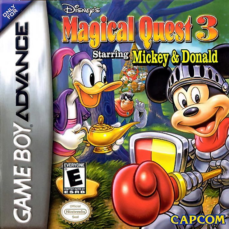 Disney’s Magical Quest 3 Starring Mickey & Donald – 2005 Game Boy Advance Box Art