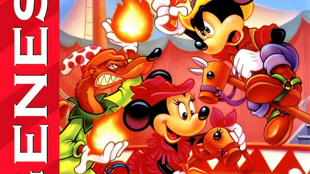 The Great Circus Mystery Starring Mickey & Minnie - 1994 Sega Genesis Box Art
