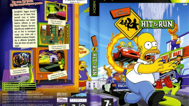 The Simpsons: Hit & Run - 2003 Xbox Box Art