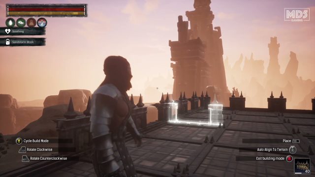 1 hour of Conan Exiles Gameplay - Xbox PvP Official Server - Sky Base Crafting Ambience - Survival