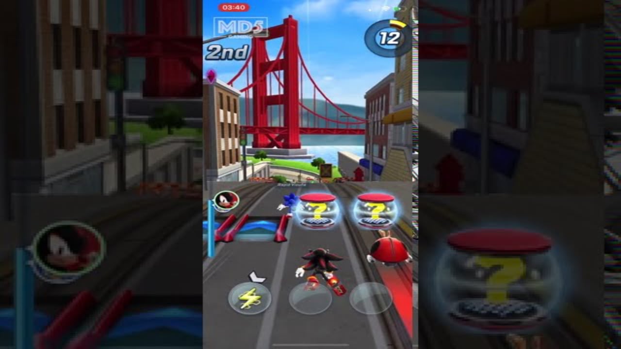 1st Place: Shadow the Hedgehog - Sonic Forces: Speed Battle - Golden Bay: Street Retreat - iPhone