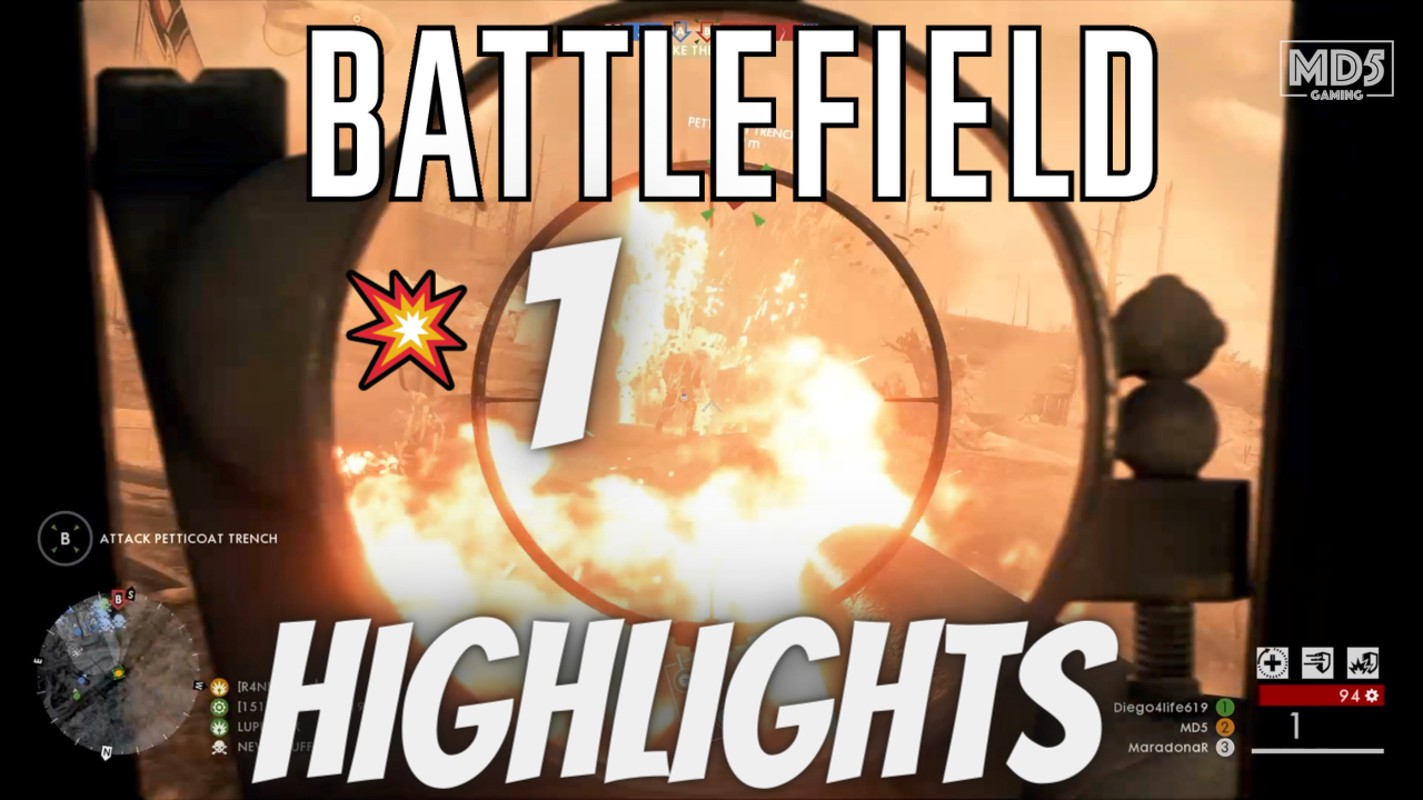 Battlefield 1 💥 Highlights - Operations Gameplay Montage - Xbox Series X - Gaming