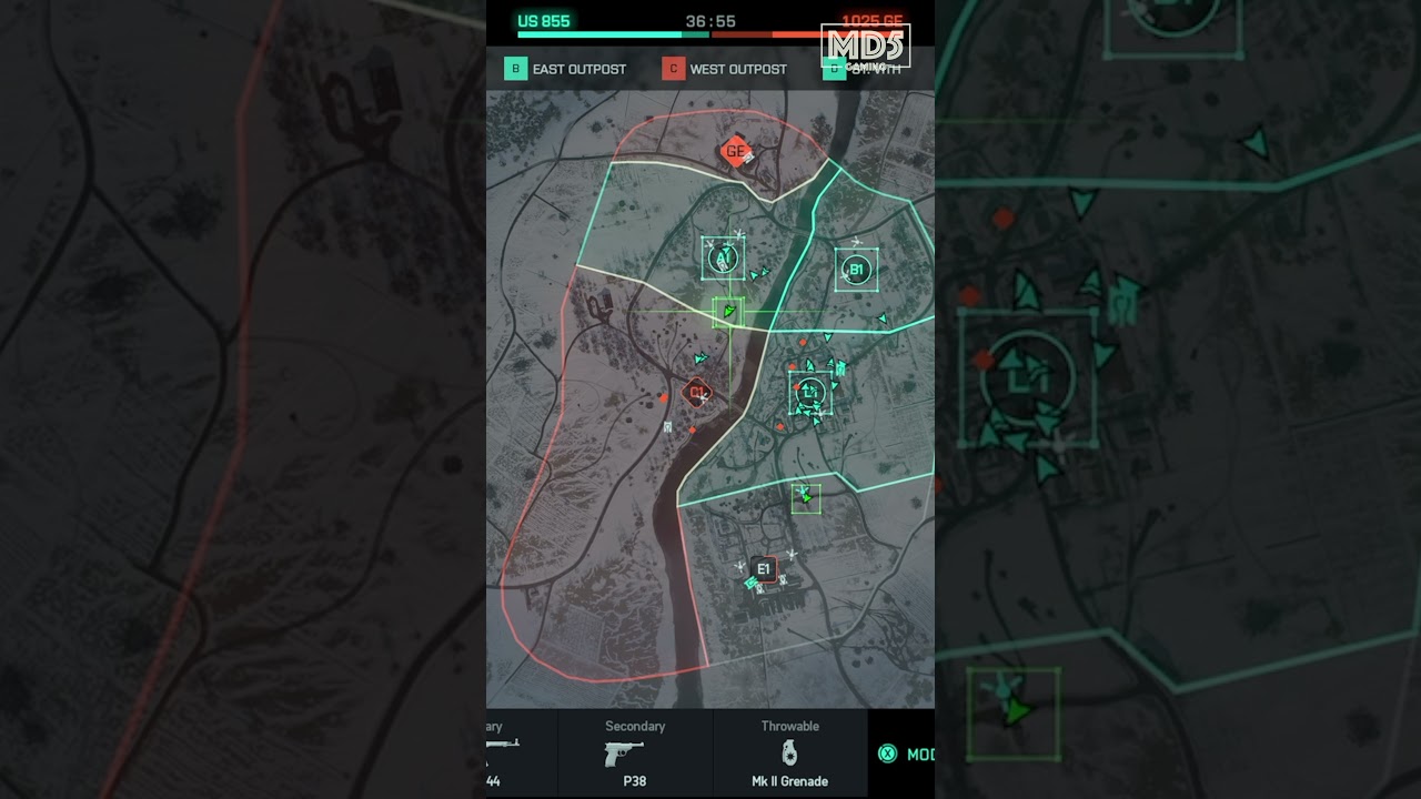 Battlefield 1942 Conquest Gameplay - Battle of The Bulge - Xbox Series X - Gaming #shorts