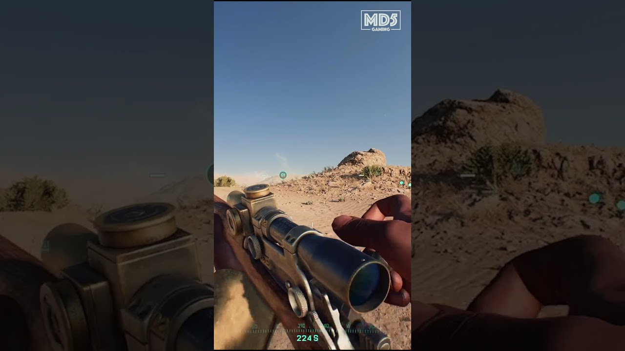 Battlefield 1942 Conquest Sniper Gameplay – El Alamein – Xbox Series X – Gaming #shorts – Video