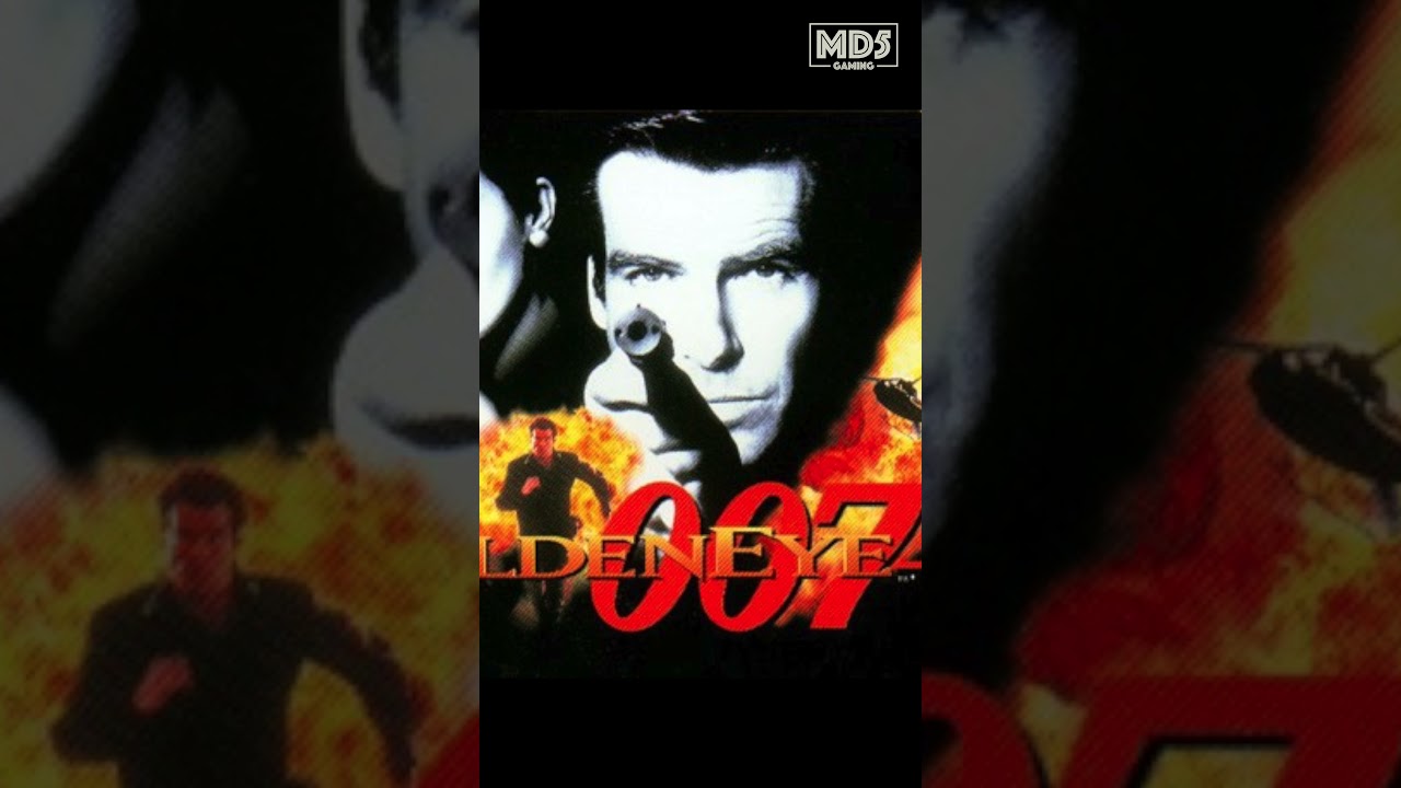 Byelomorye Dam - GoldenEye 007 Music N64 - James Bond Theme - Nintendo 64 - 1997 - Gaming #shorts