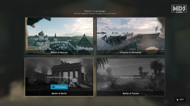 ENLISTED - Main Menu - Game Music Ambience - Xbox Series X - Game Preview Beta - World War 2