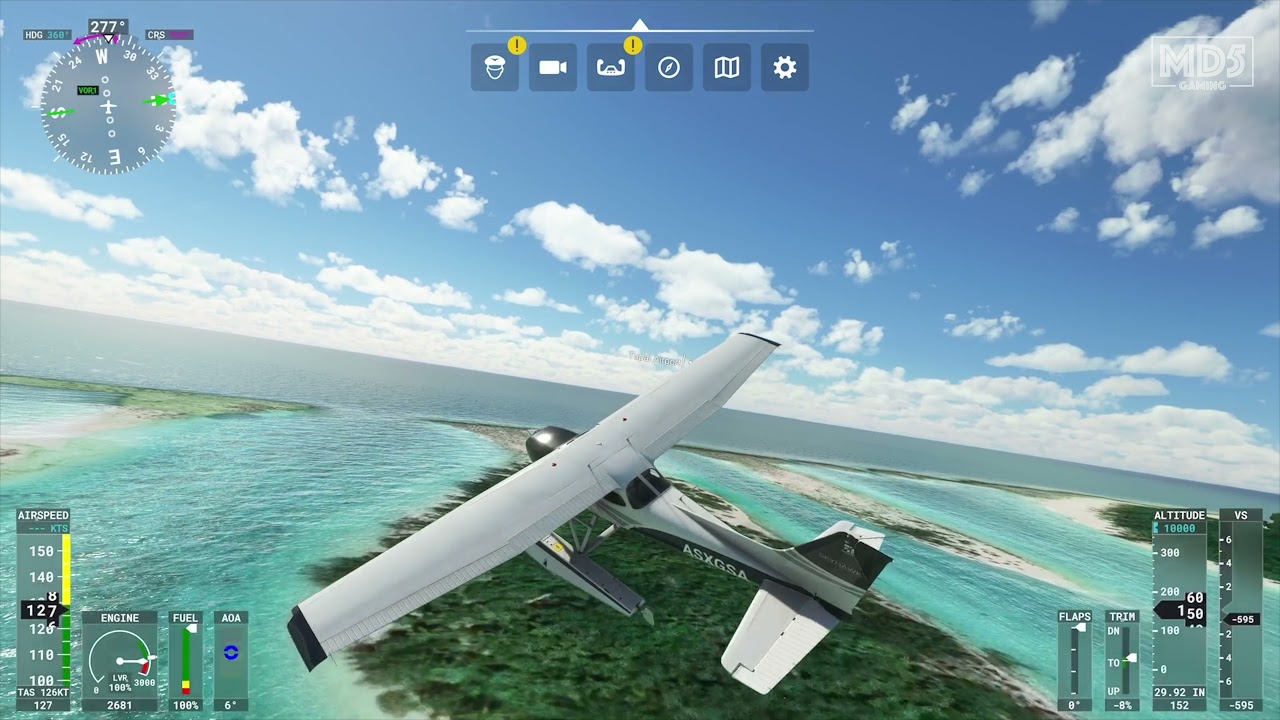 Flying Above Bora Bora - Microsoft Flight Simulator 🏝 Tropical - French Polynesia 🇵🇫 Xbox Series X