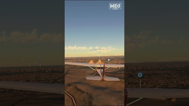 Flying Above The Pyramids of Giza - Egypt 🇪🇬 - Microsoft Flight Simulator - Xbox Series X Gaming