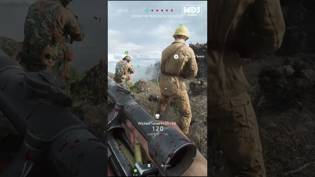 Hardcore Battlefield 5 Highlight Reel 💥 - Breakthrough Montage - Xbox Series X - Gaming #shorts