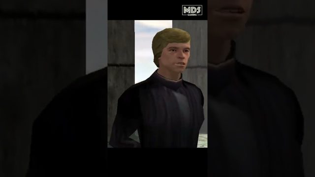 Jedi Temple on Yavin IV With Luke - Jedi Knight - Jedi Academy - Xbox Star Wars Meme Gaming #shorts