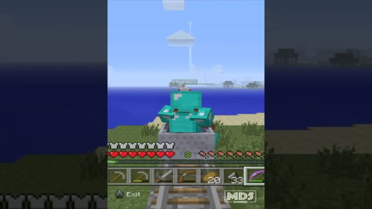 Journey 🚂 🛤 To The Sky Pyramid - Minecraft - Xbox Series X - Gaming #shorts