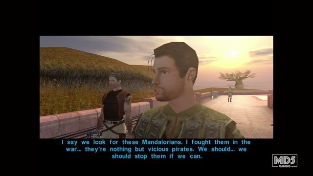 KOTOR Dantooine Jedi Temple Dialogue - Star Wars Knight of The Old Republic - Xbox Game of The Year