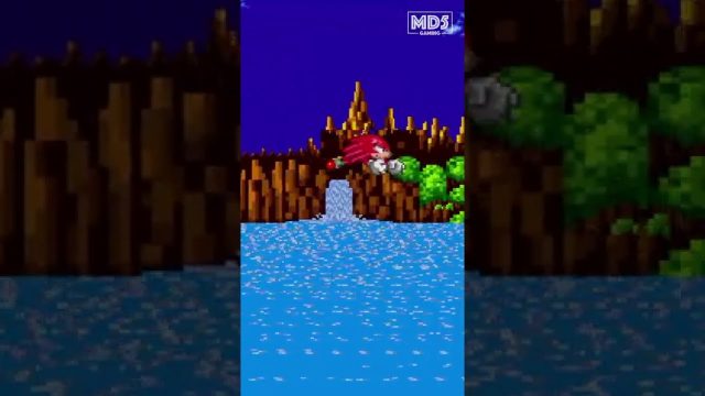 Knuckles Completing Green Hill Zone Act 2 In 0:28 Seconds - Sonic Origins 🌀 Speed Run - Xbox #shorts