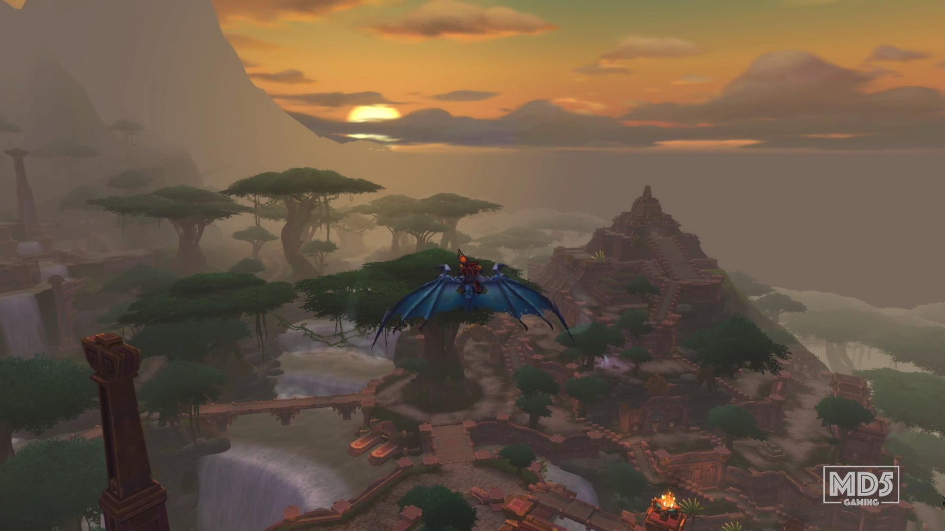 Last Day Of BFA - WoW Sunset Timelapse - Zul'Dazar Ambience