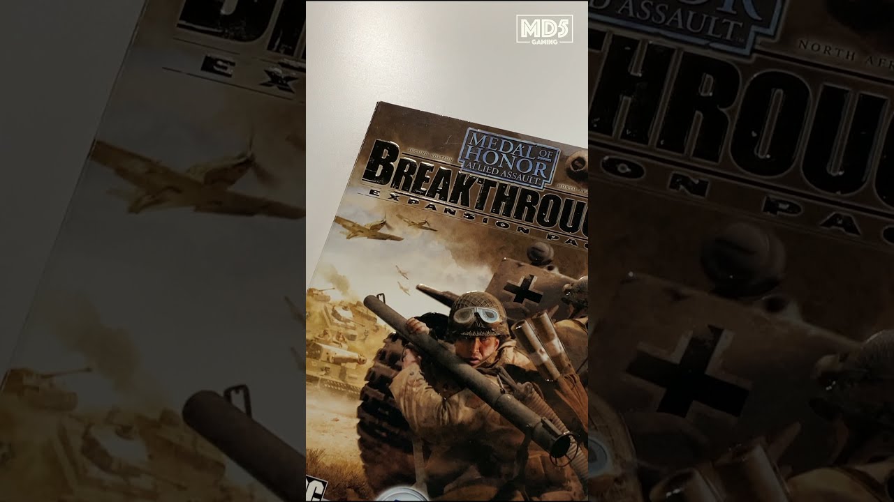 Medal of Honor Breakthrough PC Box Art 💯 – Epic Soundtrack – World War 2 Nostalgia Gaming #shorts – Video