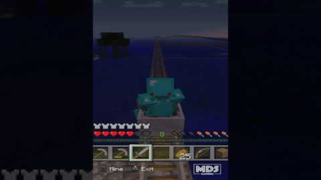 Minecart Tour With A Friend - Railroad Project In Minecraft - Xbox Series X - Gaming #shorts