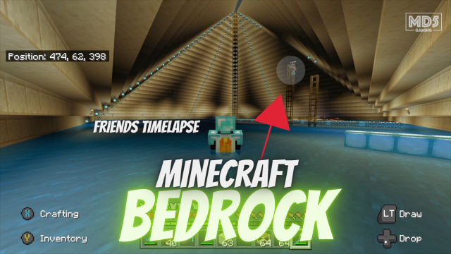 Minecraft Friends - Timelapse - Bedrock Realms Hard Survival - Xbox Series X - Gaming ASMR