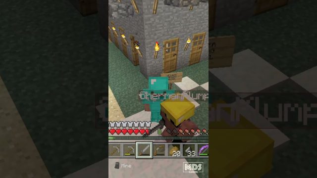 Minecraft Village Prisoners ❗️ Base Tour - Xbox Series X - 4K Gaming #shorts