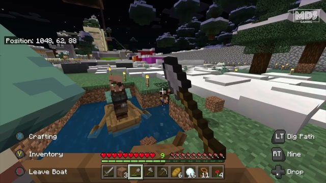 Putting Villagers In a Pond - Minecraft Meme - Bedrock Realms Survival - Xbox Series X - Gaming ASMR