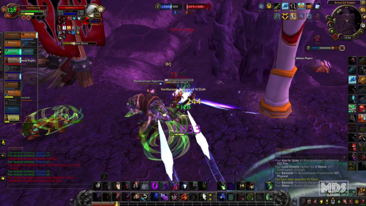 SHADOWLANDS PRE-PATCH PVP 9.0 + Classic Anniversary AV – Gladiator Arena Theme, Horde Subtlety Rogue – Video