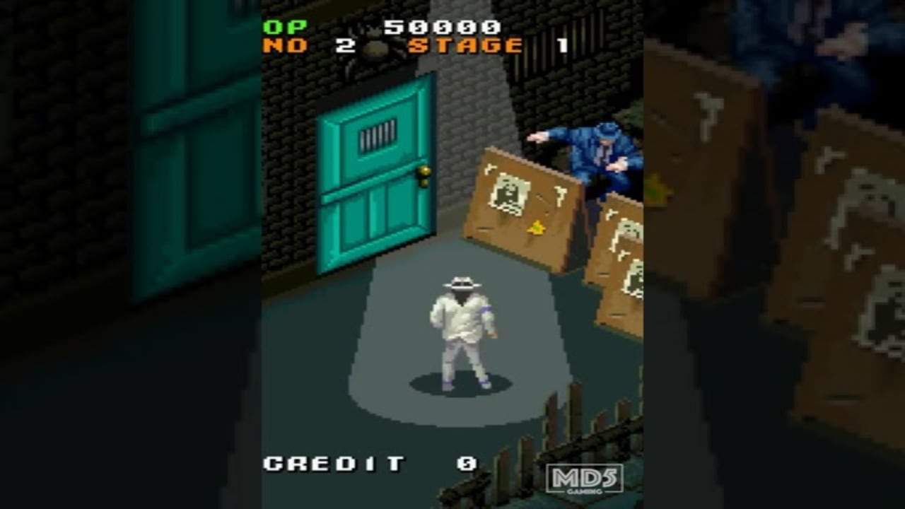 Smooth Criminal Dance - Michael Jackson's Moonwalker (1990) SEGA Arcade #shorts