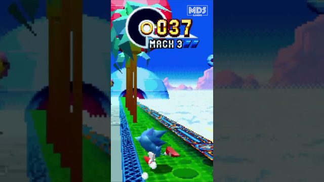 Sonic Mania 🌀 - Green Hill Zone 1 - Xbox Series X - Retro Gaming - Gaming #shorts