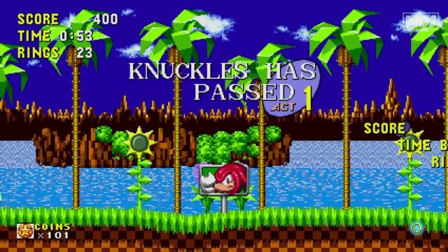 Sonic Origins 🌀 Anniversary Mode Green Hill Zone Act 1 as Knuckles - Sonic the Hedgehog Xbox Gaming