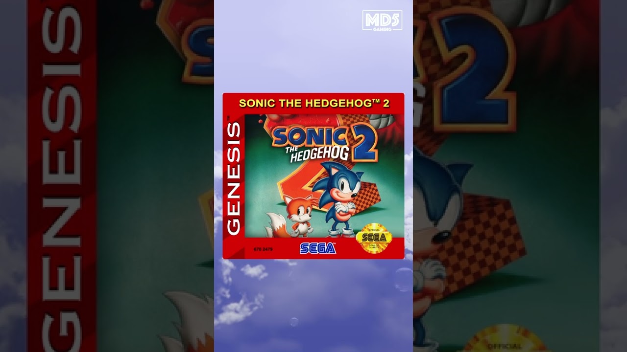 Sonic The Hedgehog 2 🌀 - Aquatic Ruin Zone Act 2 - Sega Genesis - Retro Gaming #shorts