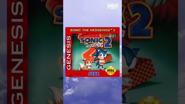 Sonic The Hedgehog 2 🌀 - Chemical Plant Zone Act 1 - Sega Genesis - Retro Gaming #shorts