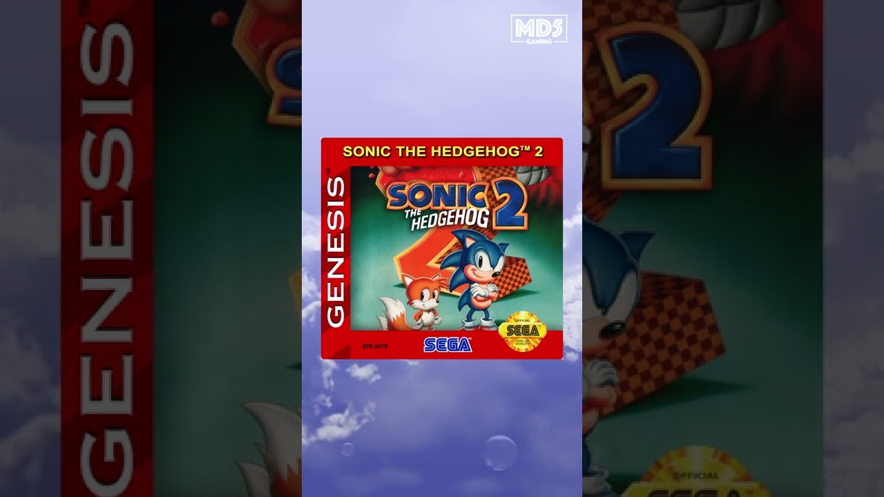 Sonic The Hedgehog 2 🌀 – Emerald Hill Zone Act 1 Music P4 – Sega Genesis – Retro Gaming #shorts – Video