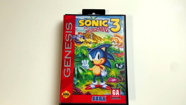 Sonic The Hedgehog 3 🌀 1994 Box Art - Sonic 3 Music - Sega Genesis - Retro Gaming - 4K