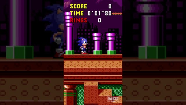 Sonic needs rings before jumping around - Spring Yard Zone - Sonic the Hedgehog #shorts