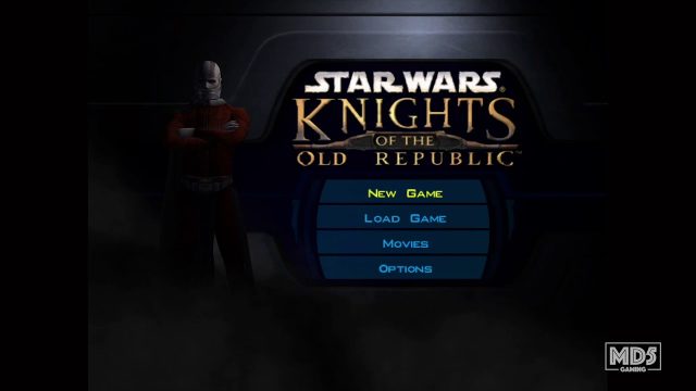 Star Wars - Knights Of The Old Republic - Main Menu - Original Xbox - 2003 Game Of The Year