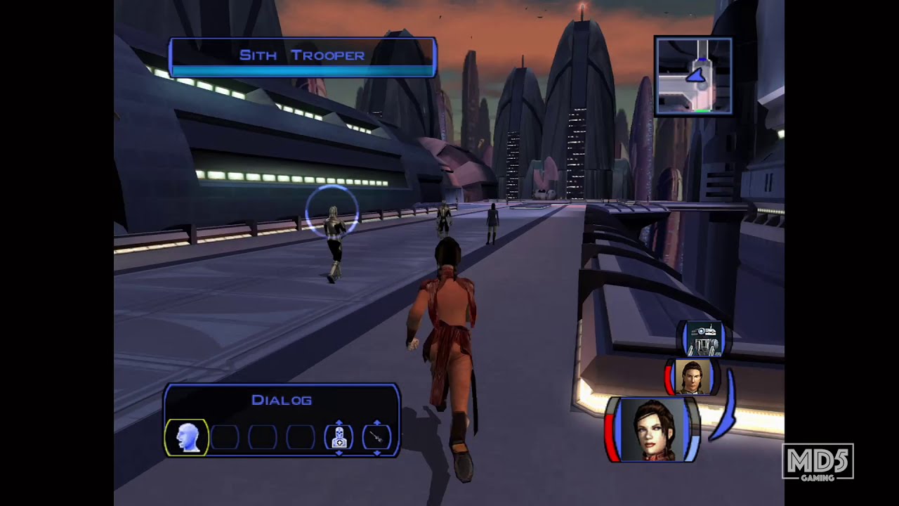 Star Wars - Knights Of The Old Republic - Taris Walkthrough - Upper City - Xbox - 2003 GOTY