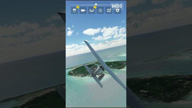 Tropical Private Island Flight Simulator 🏝 Motu Tane, Bora Bora, French Polynesia 🇵🇫 Xbox Series X