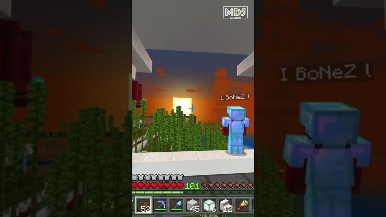 Vanilla Minecraft Sunrise Views – Bedrock Survival – Xbox Series X – Gaming ASMR Ambience #shorts – Video