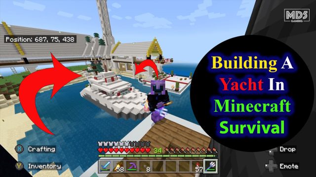 Building A Yacht In Minecraft Survival