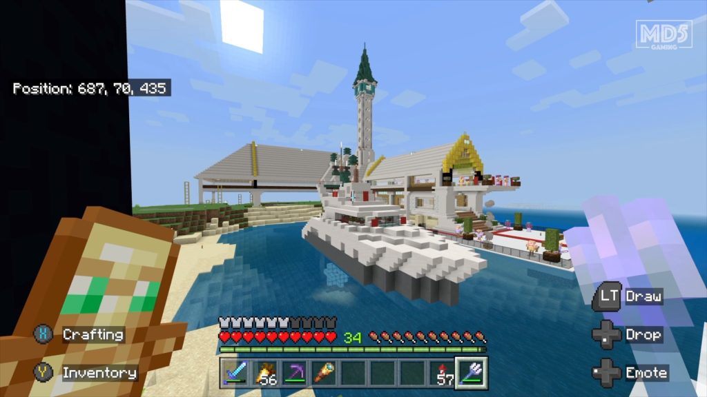 Minecraft Yacht Build In The Day