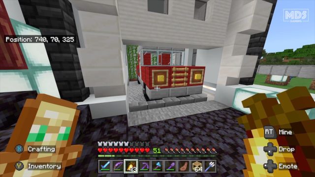 Minecraft Truck In A Garage