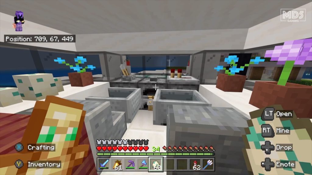 Minecraft Survival Yacht Interior