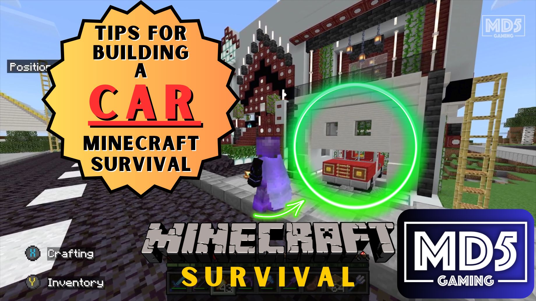 Tips For Building A Car In Minecraft Survival