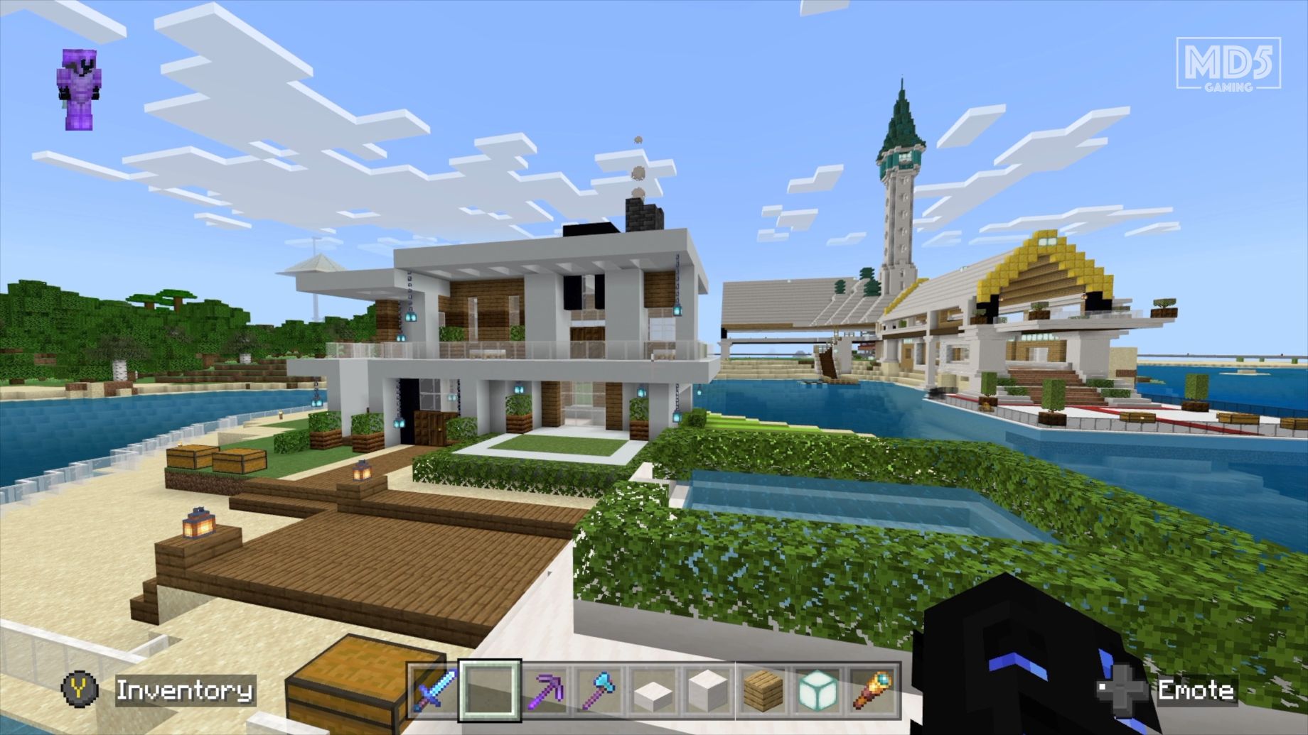 Minecraft Modern Home Build