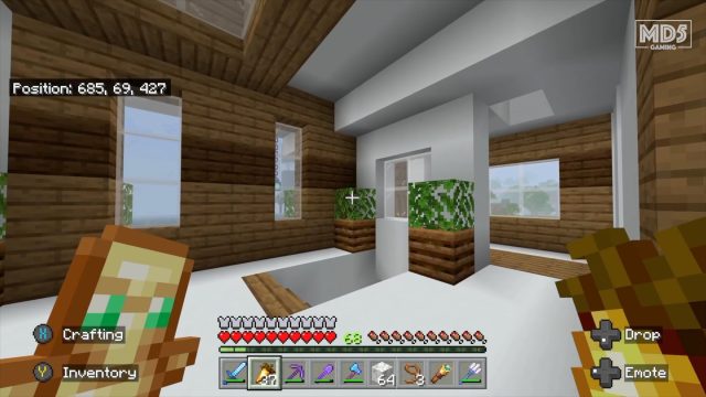Minecraft Modern Home Interior Basement Stairs